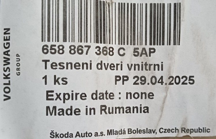 etykieta produktu