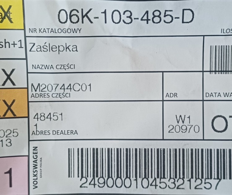 etykieta produktu
