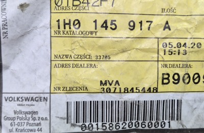 etykieta produktu