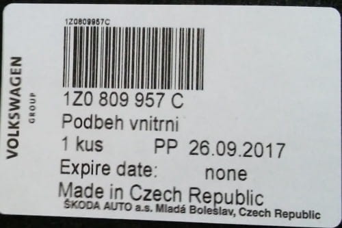 etykieta produktu