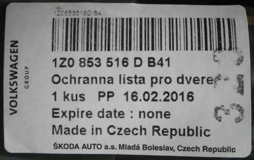 etykieta produktu
