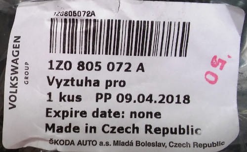 etykieta produktu