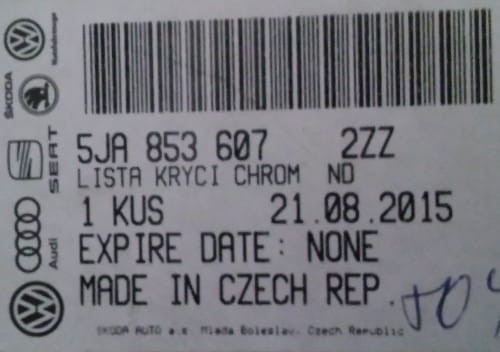 etykieta produktu