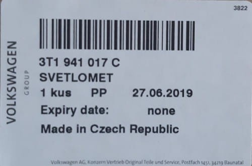 etykieta produktu