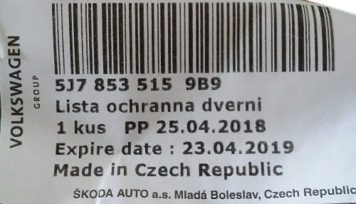 etykieta produktu