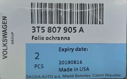 etykieta produktu